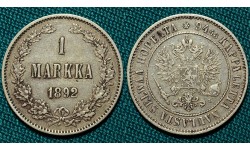 1 марка 1892 Финляндия